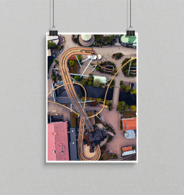 Liseberg's Valkyria from above