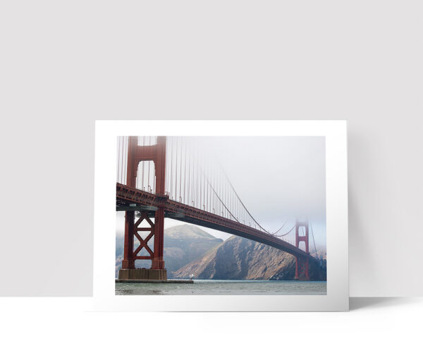 Golden gate in fog - Bild 2