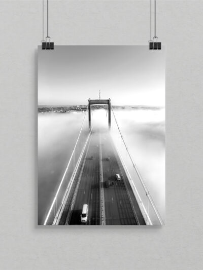 Älvsborgsbron i dimma