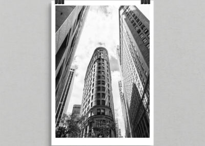 Narrow street of New York